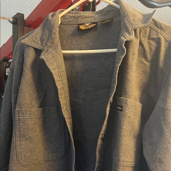 Ladies XL Harley Davidson Button Up Shirt. Eagle print on the back. Vintage - Picture 4 of 7